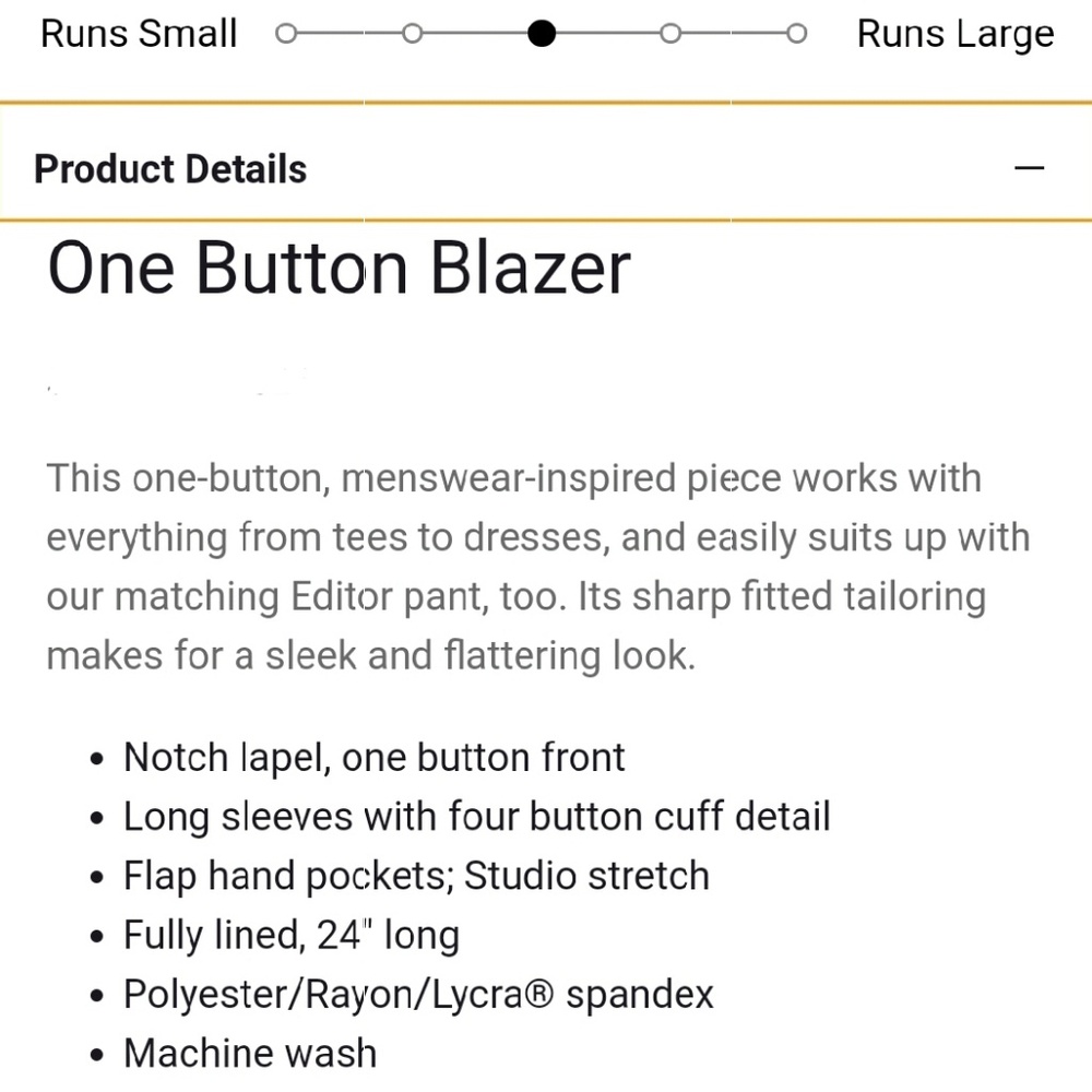 Express Studio Stretch One-Button Blazer - image 7